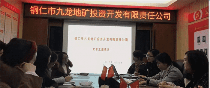 九龍地礦公司婦聯(lián)召開“我愛我家”座談會